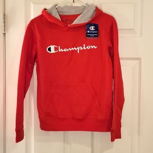 NWT Champion red hoodie size large